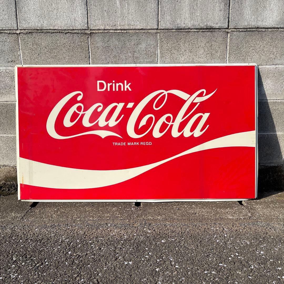 引渡し歓迎‼︎コカコーラ 看板 特大 CocaCola ヴィンテージ