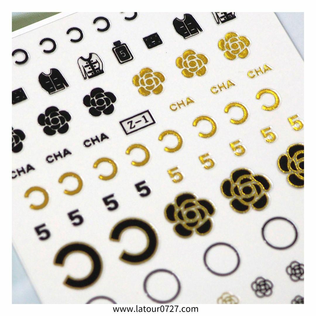 アルファベットネイルシール特大Z-1