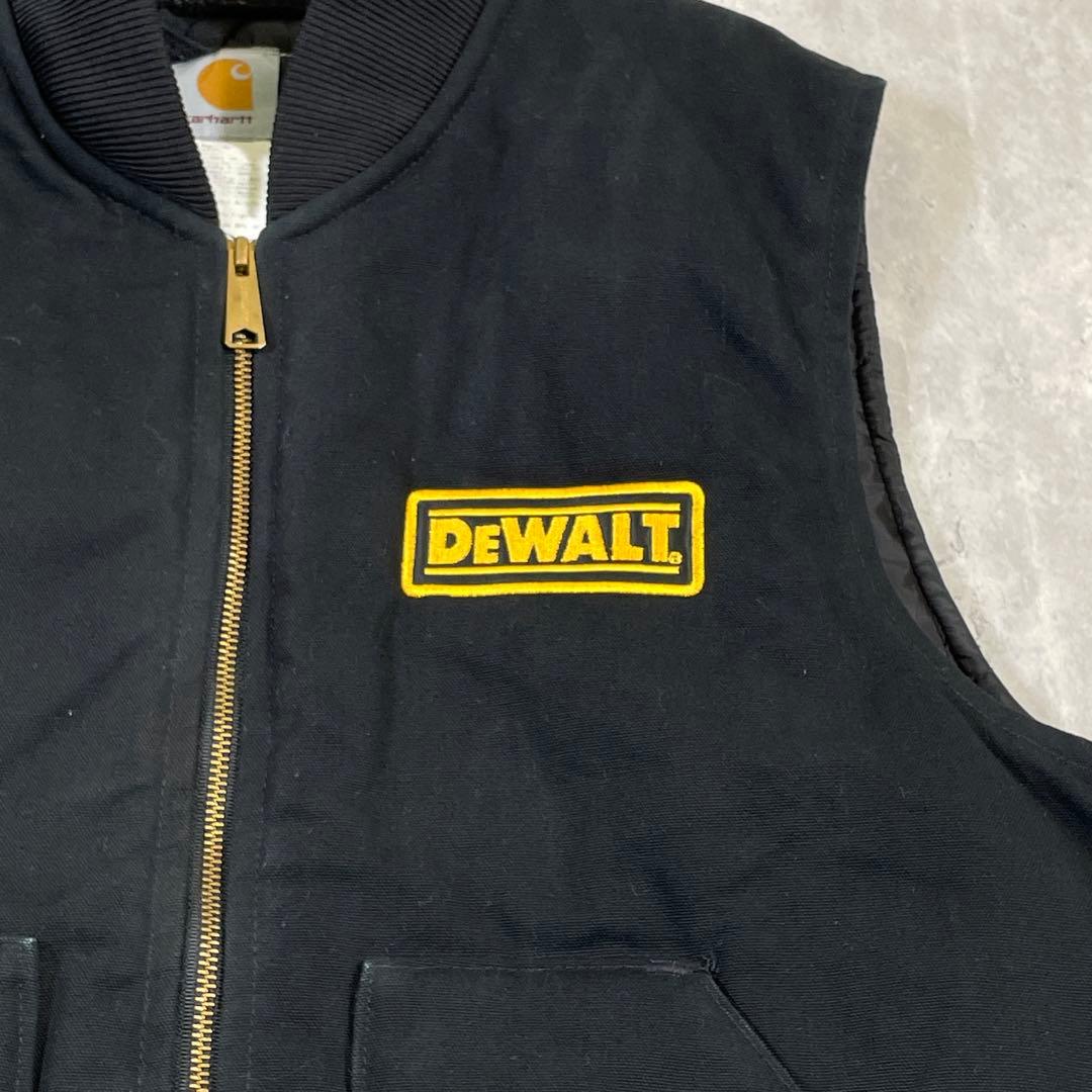 USA製◇00s carhartt【XL】ダックベスト/企業ロゴパッチ - メルカリ