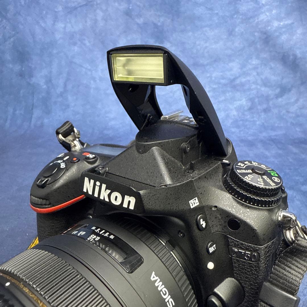 Nikon D750 デジタル一眼レフ + Sigma 50mm+ML-L3 - メルカリ
