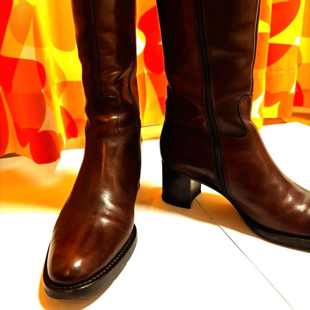 シ*グ様 FRANCO MARTINI フランコマルティーニ ロングブーツ 23 - メルカリ