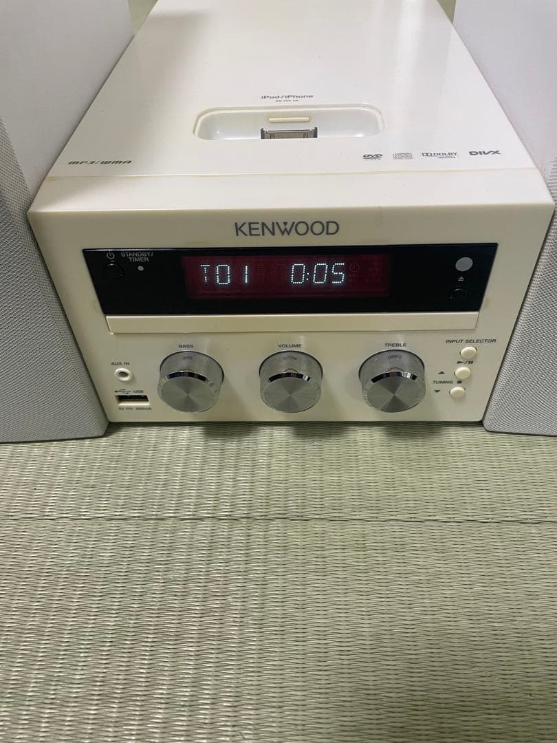 Kenwood RD-M616 ミニコンポ DVD再生 ホワイト 即日発送！ - ラジオ