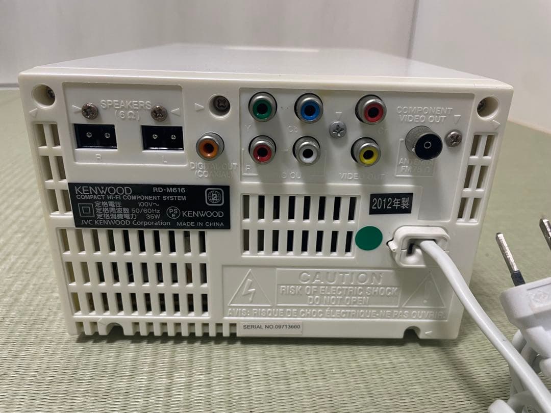 Kenwood RD-M616 ミニコンポ DVD再生 ホワイト 即日発送！ - ラジオ