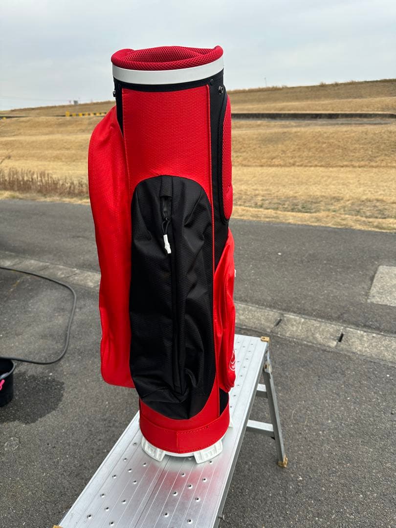 新品未使用PING キャディバッグ 赤黒 - メルカリ