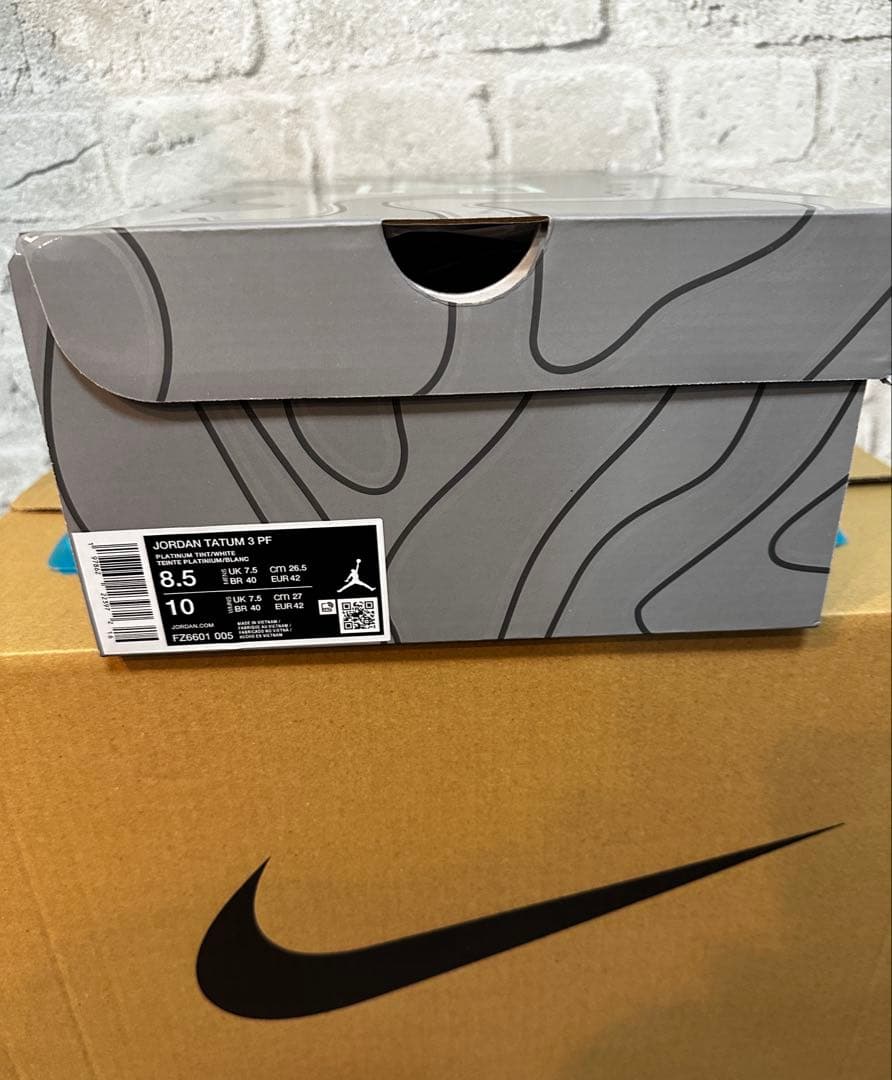 【新品未使用】 ジョーダン テイタム 3 PF \"Gingham\" ✨26.5