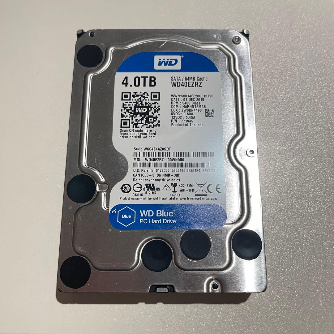 【中古美品】Western Digital HDD 4TB WD40EZRZ 2026年最新】wd4 ezrzの人気アイテム - メルカリ