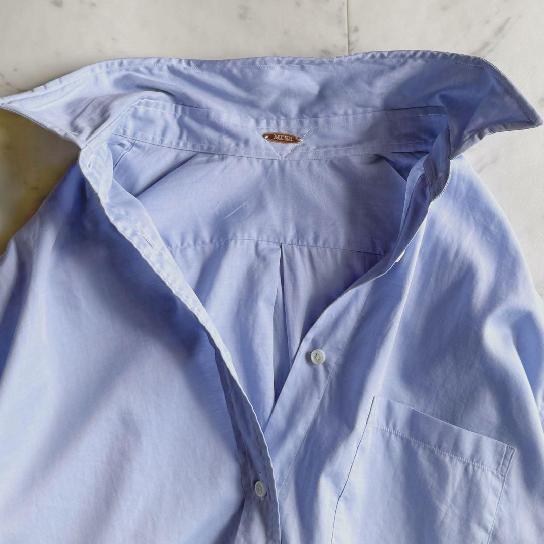 美品 ミューズ ドゥズィーエムクラス ワイヤー襟 オーバーサイズシャツ
