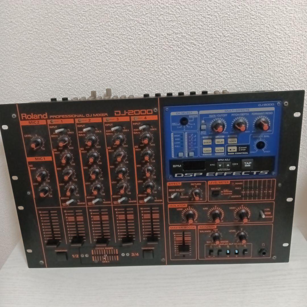 ROLAND DJ-2000 ミキサー 通電確認済 訳あり Roland DJ-2000 Professional DJ Mixer 4 channel Mixing | eBay