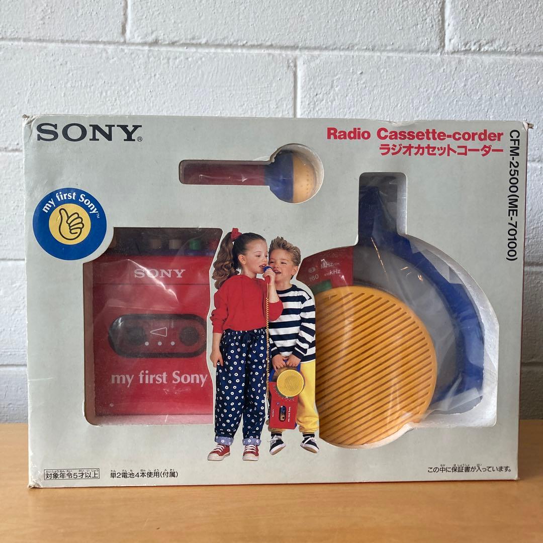 my first Sony CFM-2500 ラジオカセットコーダー - メルカリ