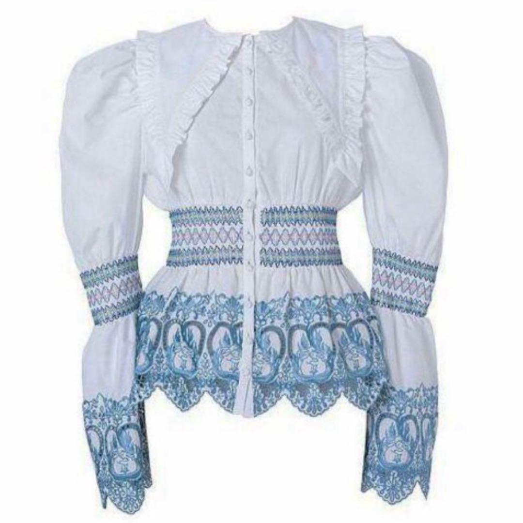 トップス rurumu: 21AW burn the rabbit lace BL rurumu: 21AW burn the rabbit lace BL