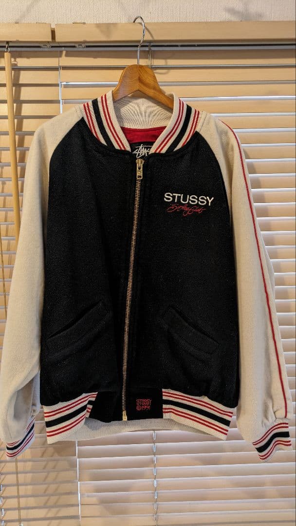 レア ステューシー STUSSY スタジャン 1991 サーフィンクラブ - メルカリ