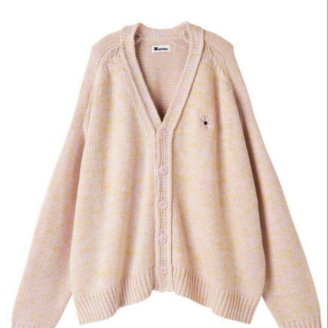 Nissy Naptime MIXニットカーディガン ピンク