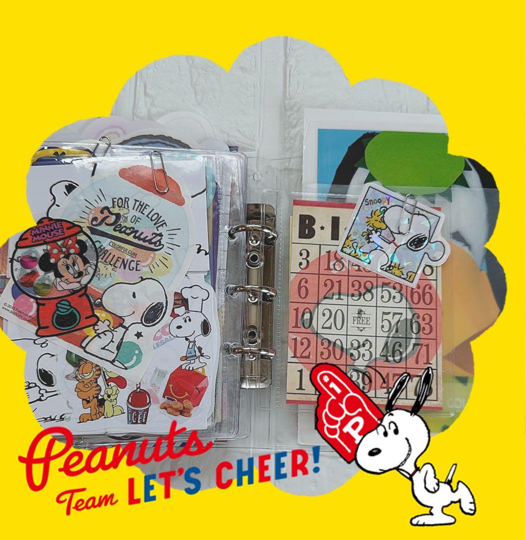 スヌーピーおすそ分けファイル♡アメキャラ増量レア限定1セット