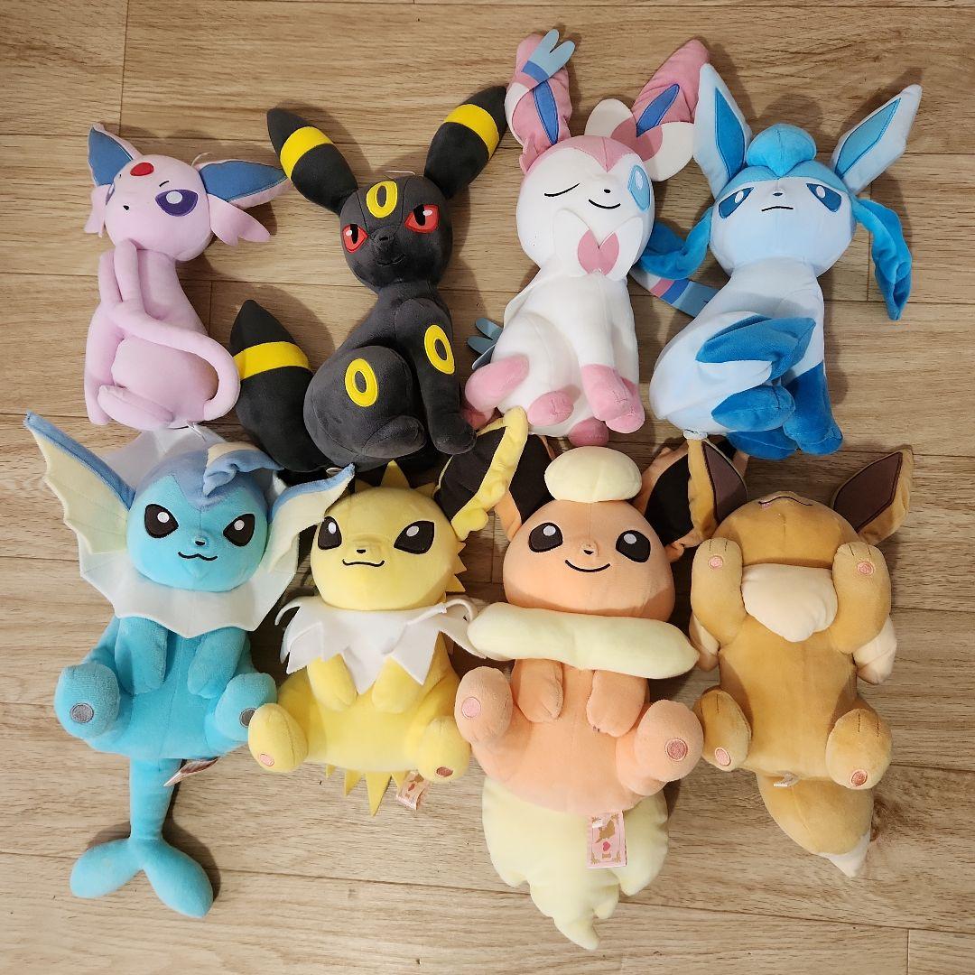 探偵さん♪様専用 ポケモン ぬいぐるみ イーブイ進化系 8体セット