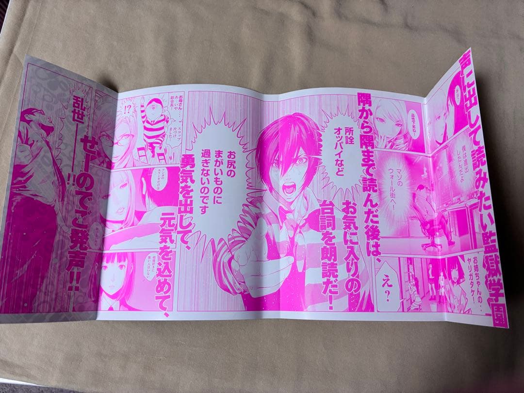 監獄学園 18巻 着せ替え ブックカバー 特典 限定 希少 平本アキラ ②