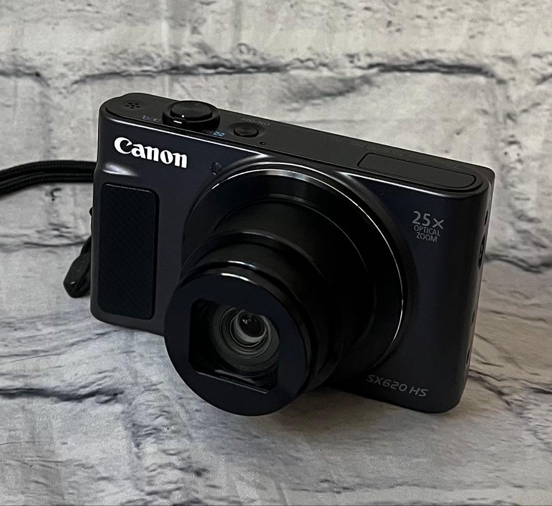 Canon キャノンパワーショット SX620HSコンパクトデジカメ中古 PowerShot キヤノン Canon SX620 HS パワーショット ブラック