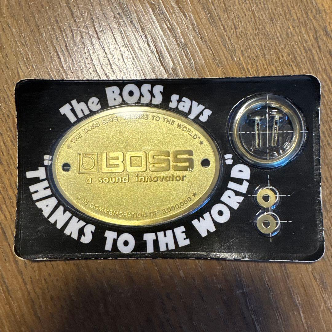 BOSS メタルプレート 【超貴重品】 - メルカリ