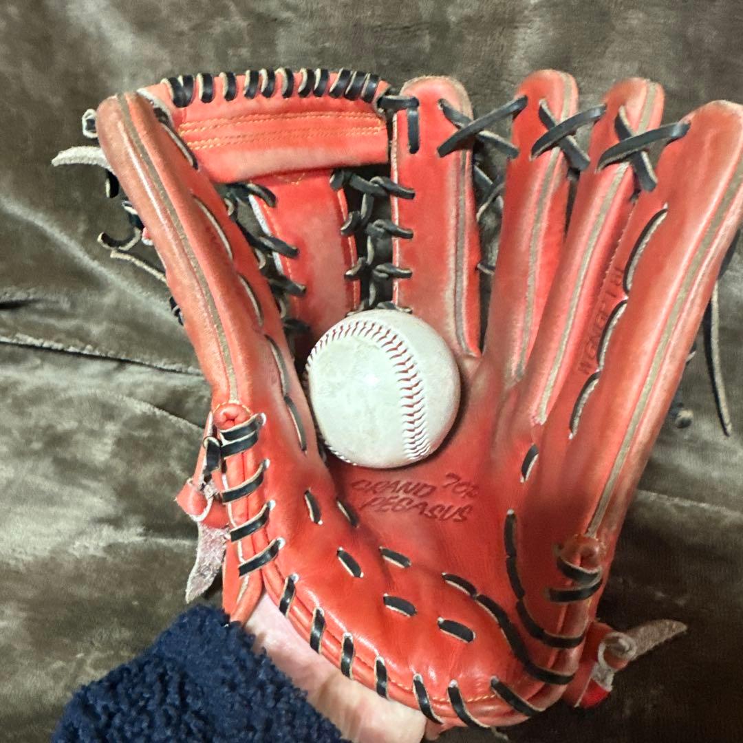 中古】ワールドペガサス グランドペガサス 外野用 WGNGPT8L 硬軟式兼用