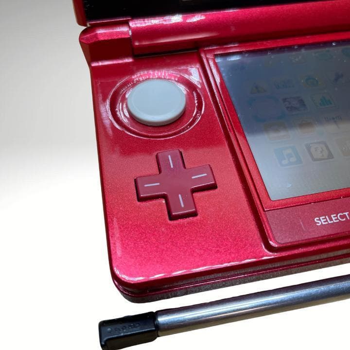 Nintendo ニンテンドー 3DS 本体 メタリック レッド SDカード - メルカリ