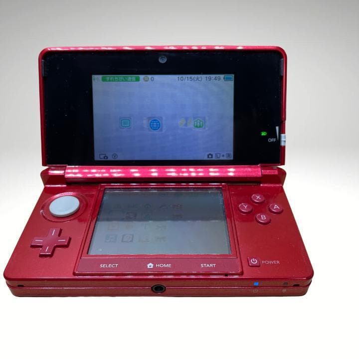 Nintendo ニンテンドー 3DS 本体 メタリック レッド SDカード - メルカリ