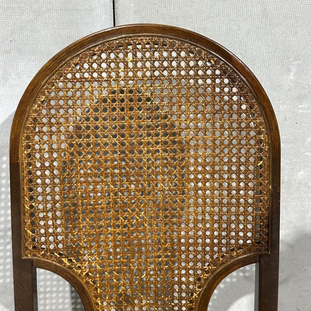 Karimoku／オールドカリモク ラタン×木製ダイニングチェア 70s〜80s