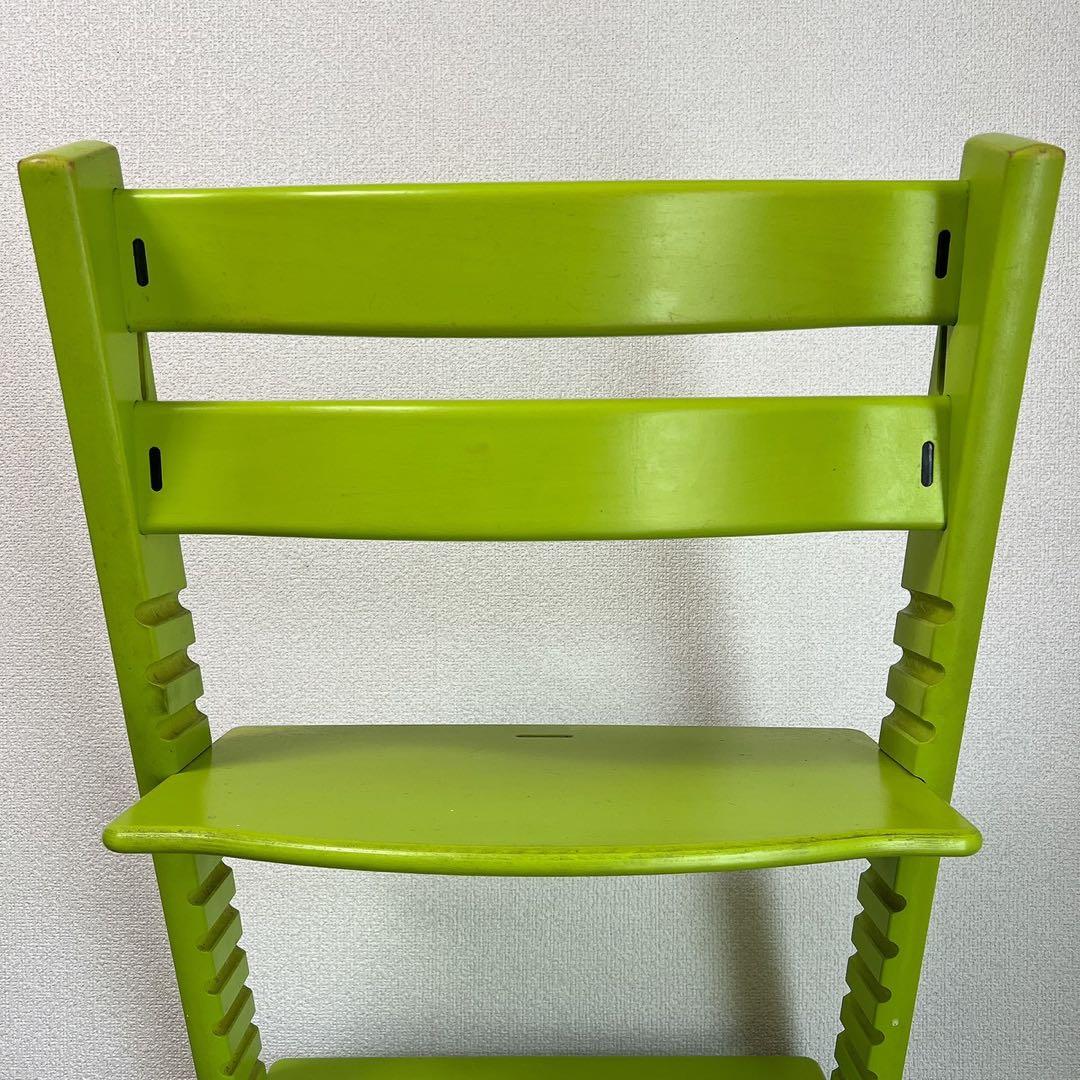 廃盤色ストッケ トリップトラップ シリアル4〜 ライムグリーン 取説