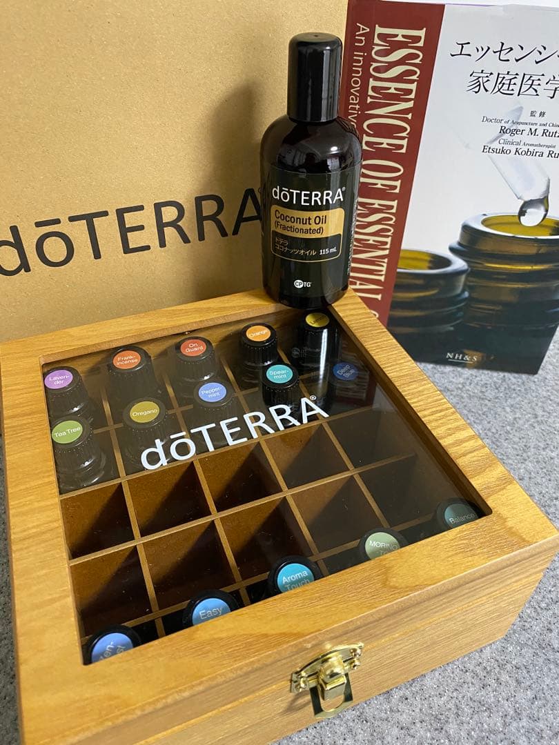 ドテラ　【正規品】　エッセンシャルオイルセット　ココナッツオイル　事典　付き doTERRA（ドテラ） ココナッツオイル 2本 115ml ココナッツ 正規品