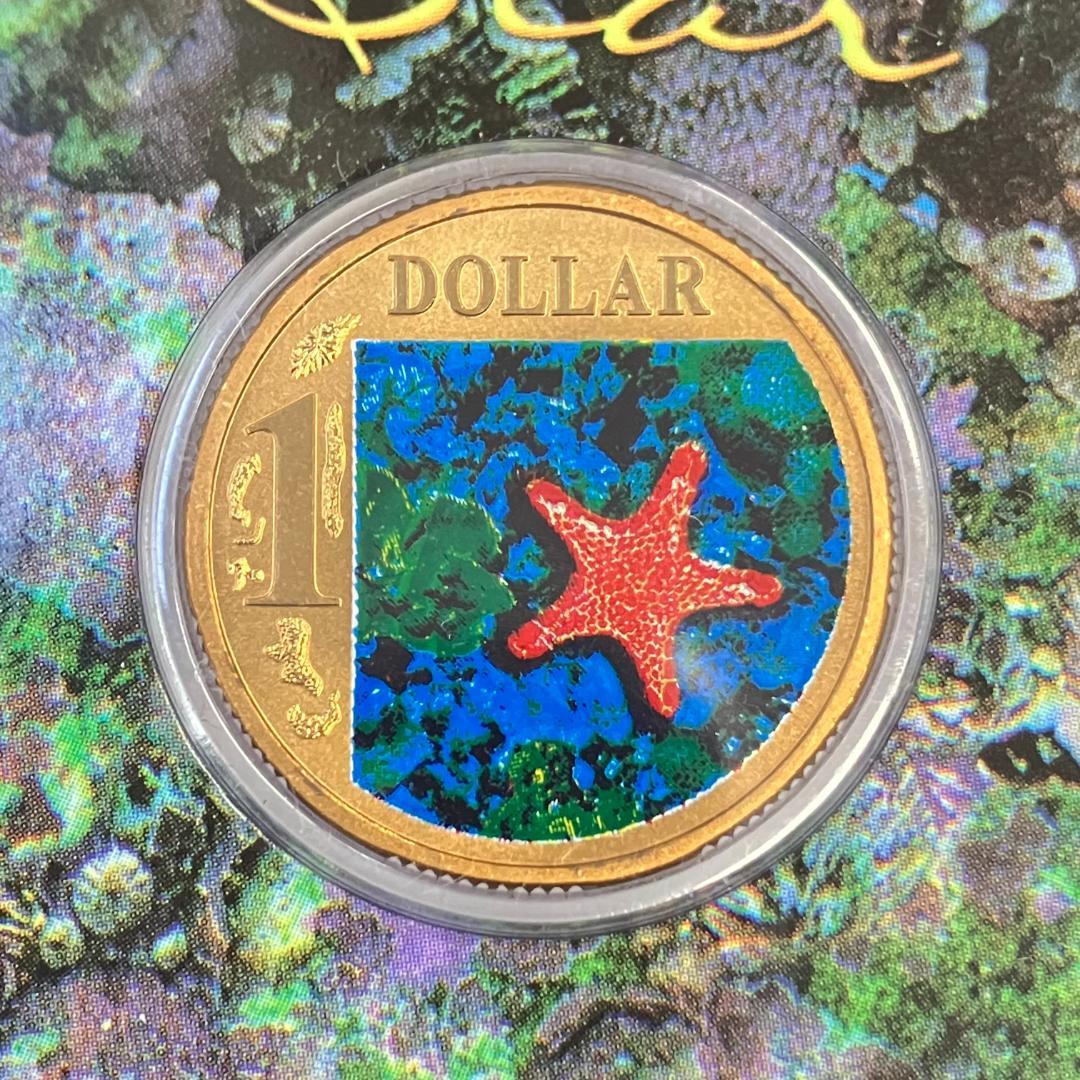 王立オーストラリア造幣局 オーシャンシリーズ ビスケットヒトデ 1ドル