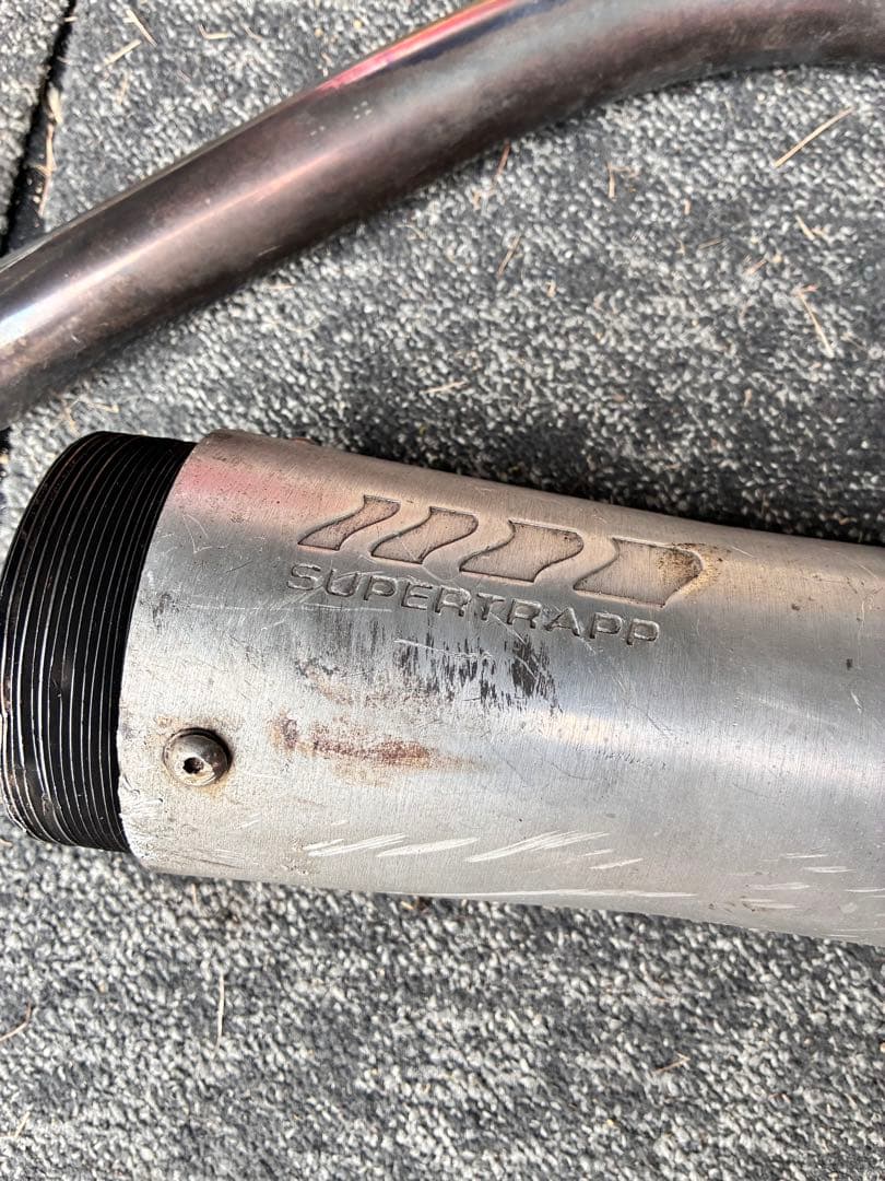 tw200 SUPERTRAPP マフラー アルミ製 - パーツアウトレット ストア
