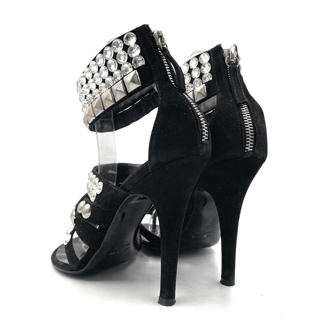 《超美品》ジュゼッペザノッティ バルマン コラボ サンダル ビジュ スタッズ