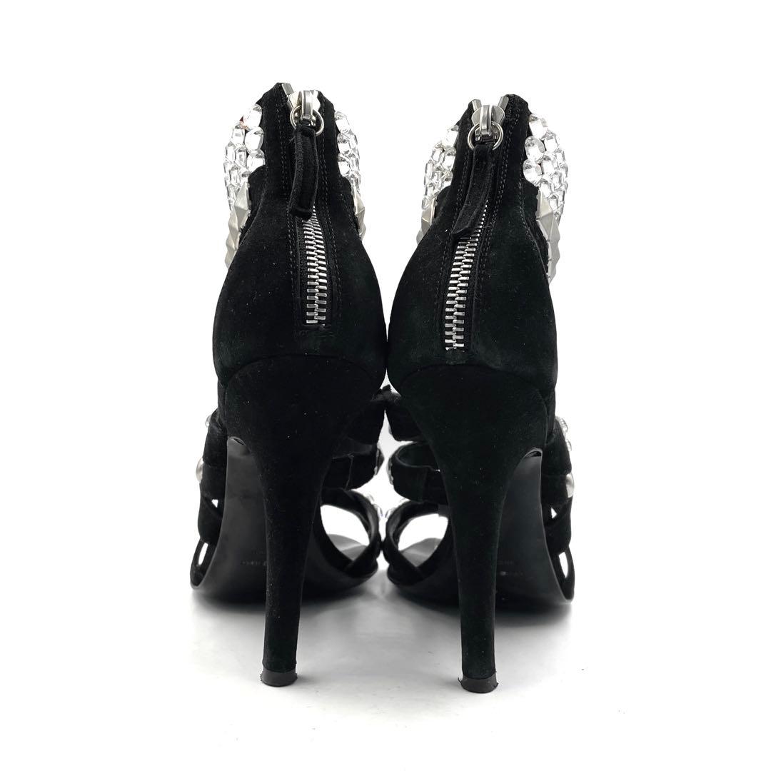 《超美品》ジュゼッペザノッティ バルマン コラボ サンダル ビジュ スタッズ