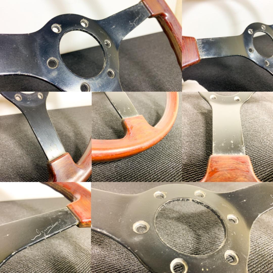 IZUMI イズミ ウッドステアリング 35.5cm ヴィンテージ 当時物 希少