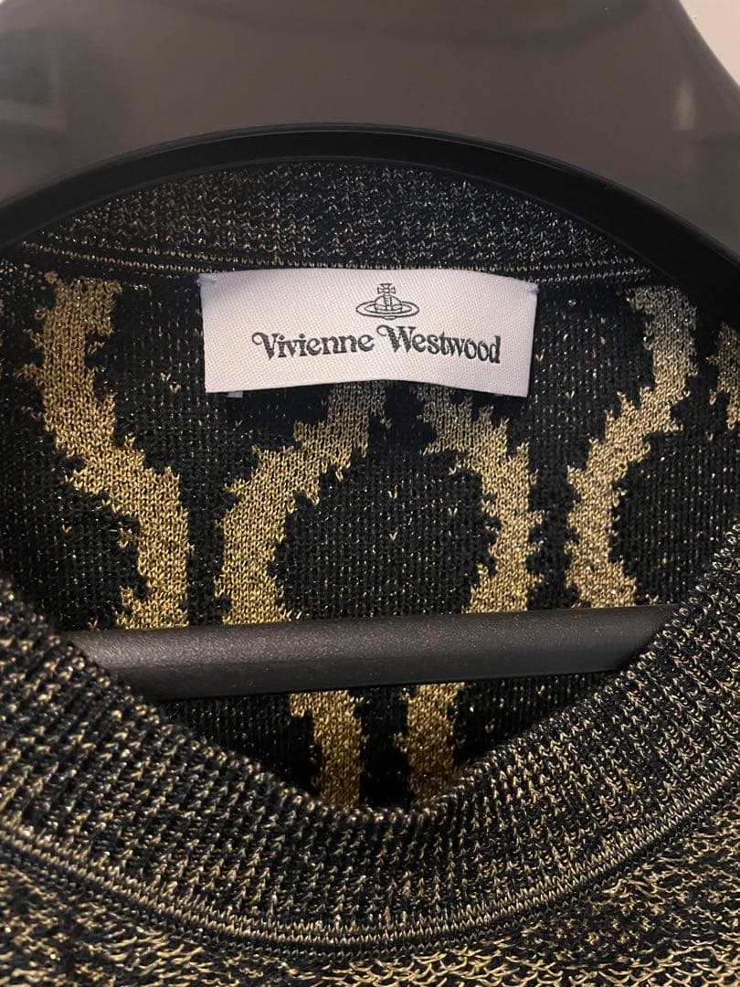 Vivienne Westwood スクイグル ニット インポート 黒 金 - メルカリ