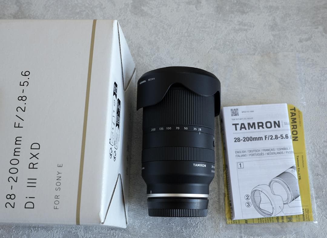 タムロン 28-200mm F/2.8-5.6 Di III RXD　Eマウント