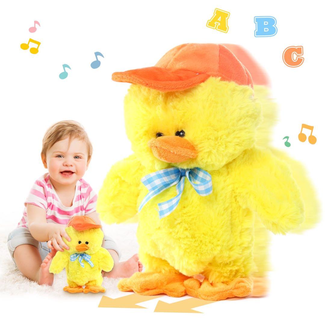 Emoin アヒル ぬいぐるみ 動くおもちゃ 子供 知育玩具 - メルカリ