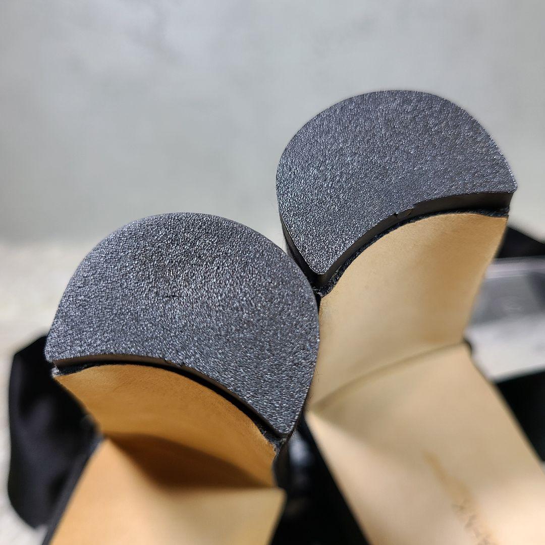 MANLO BLAHNIK】MISAM サテンリボン ハイヒールサンダル - メルカリ