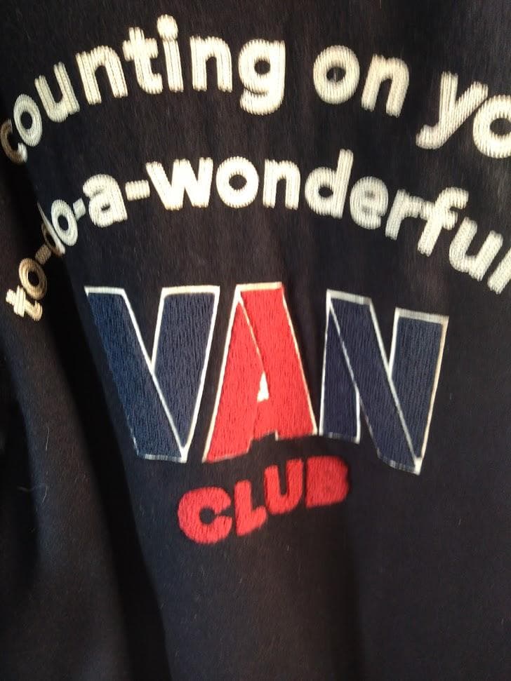 Van JACスタジャン ウールレザー