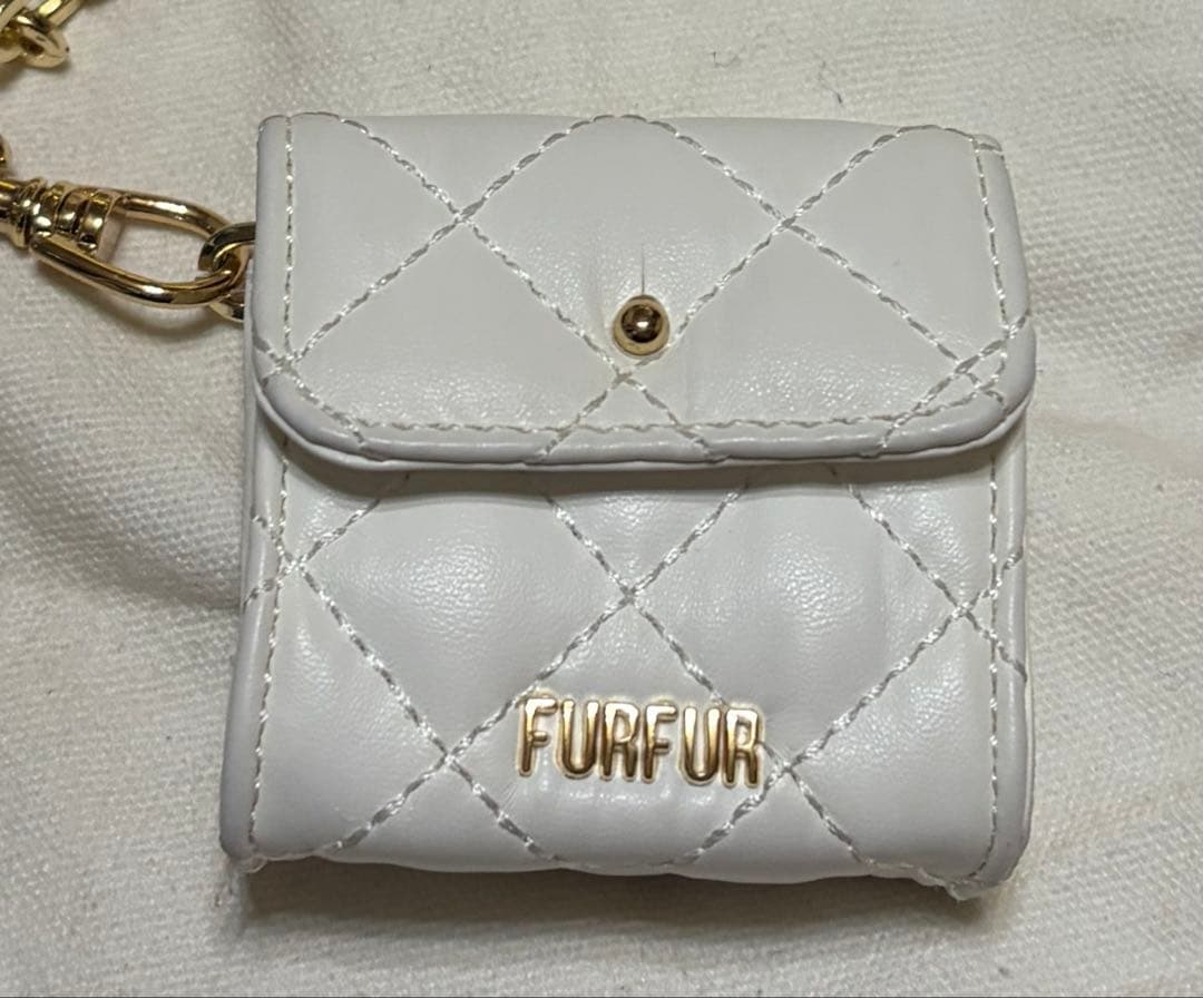 FURFUR キルティング3SETマルチショルダー WHT フォンホルダー 白