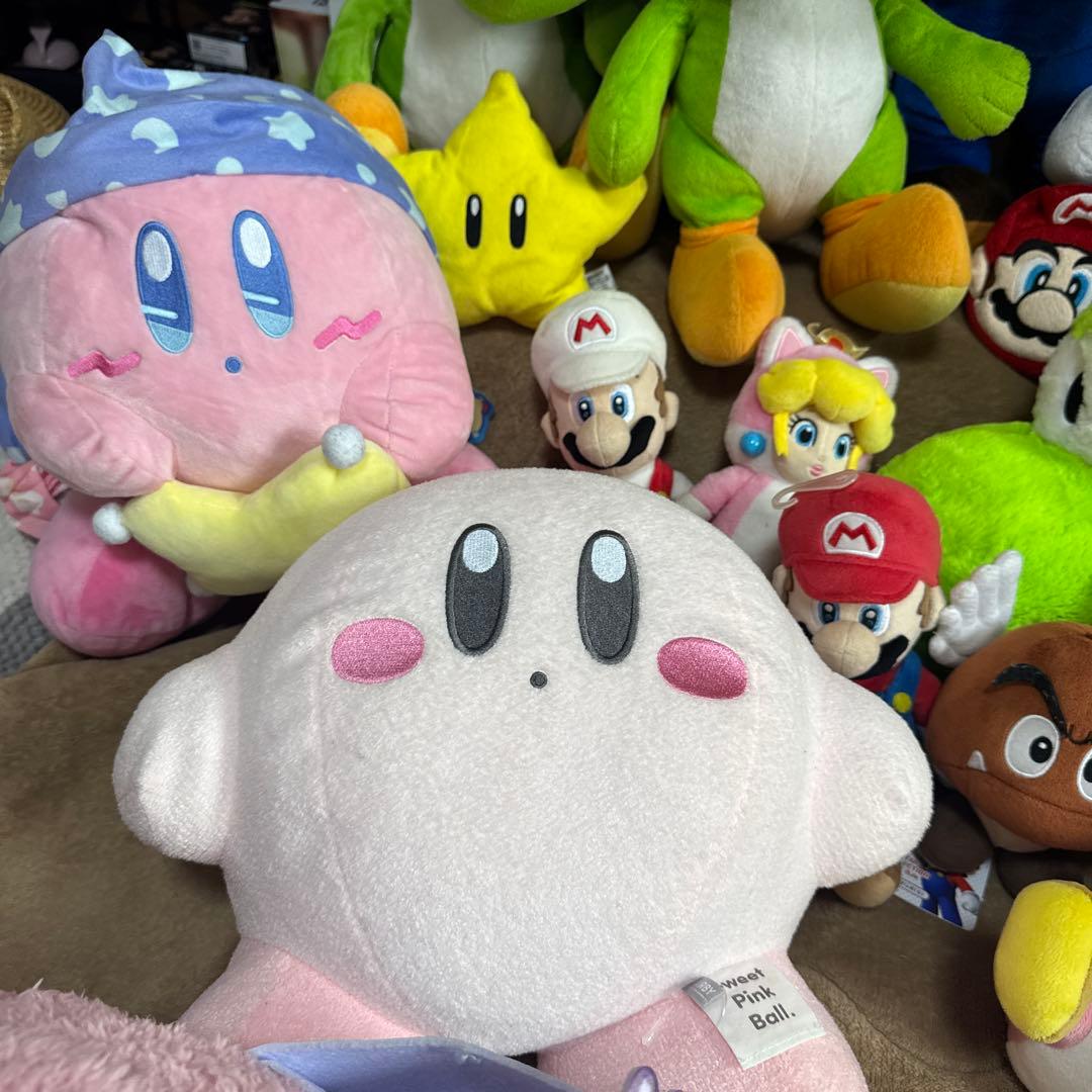 マリオ・ヨッシー・カービィ ぬいぐるみ51点セット - メルカリ