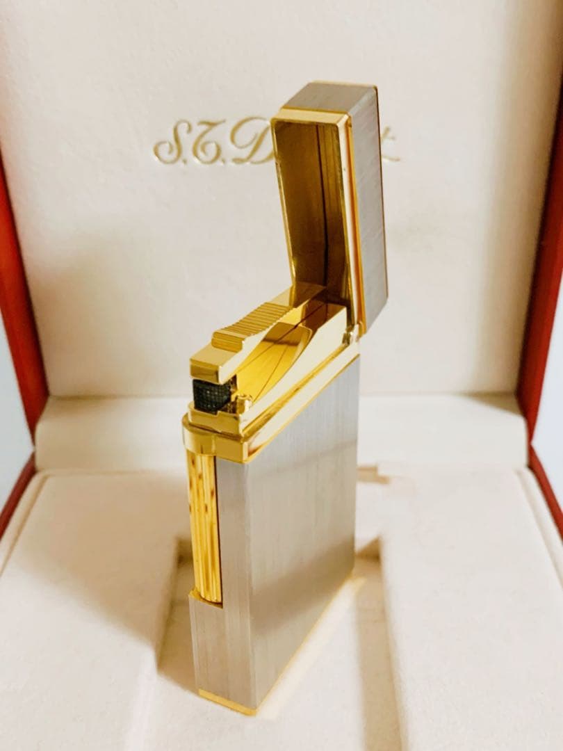 S.T.Dupont デュポン ガスライター ライン2 ヘアライン 16841