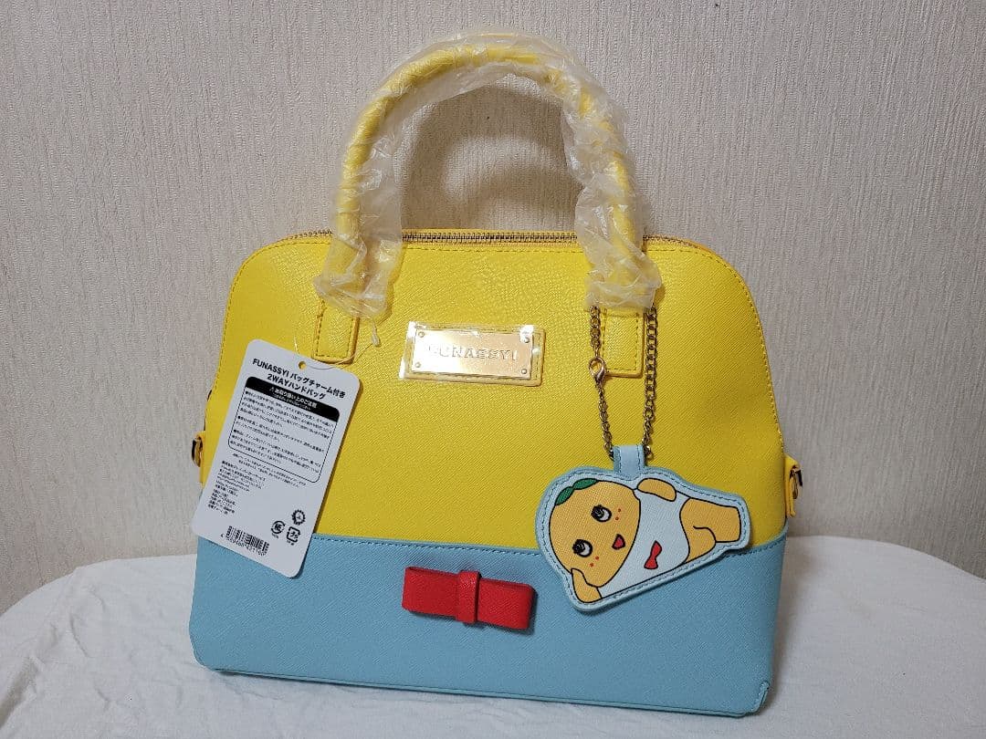 FUNASSYIバッグチャーム付き2WAYハンドバッグ ふなっしー - メルカリ
