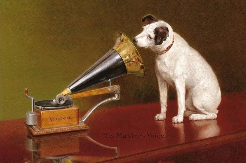 額装品/His Master's Voice/バラウド/ニッパー/ビクター犬 - メルカリ