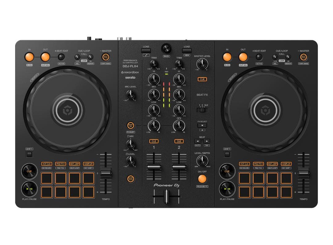 【新品】Pioneer DJ DDJ-FLX4 DJコントローラー DDJ-FLX4 - マルチアプリ対応2ch DJコントローラー (Black)
