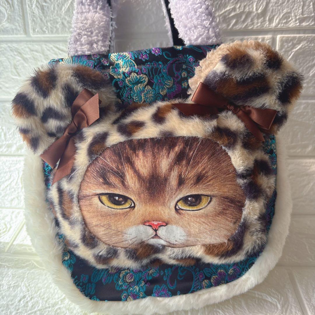 牡*定様 コヤンイサムチョン トートバッグ たっぷり 大きめ ヒョウ柄