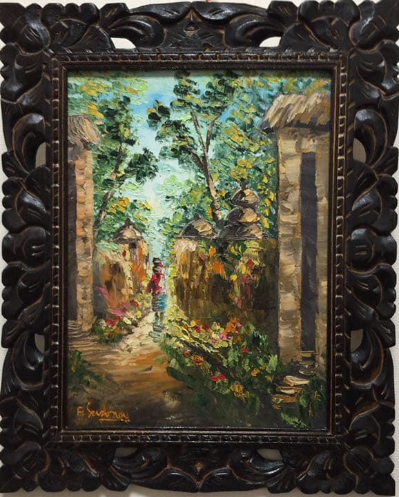 絵画バリ島 No.0603 絵画バリ島 No.0603 バリ島絵画 絵画バリ島 No.0603 絵画バリ島