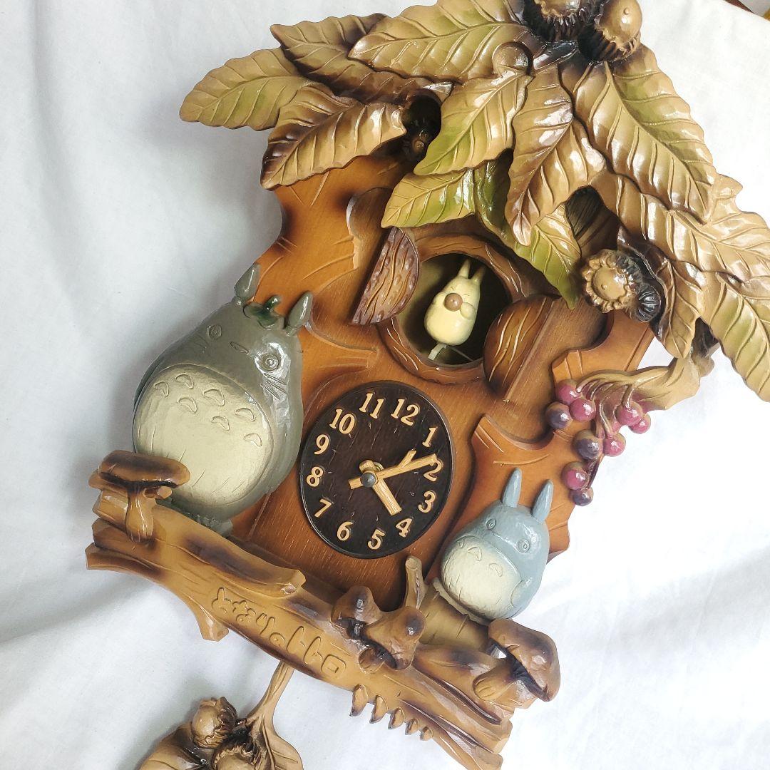 希少 当時物 となりのトトロ 掛け時計 からくり時計 アニメーション