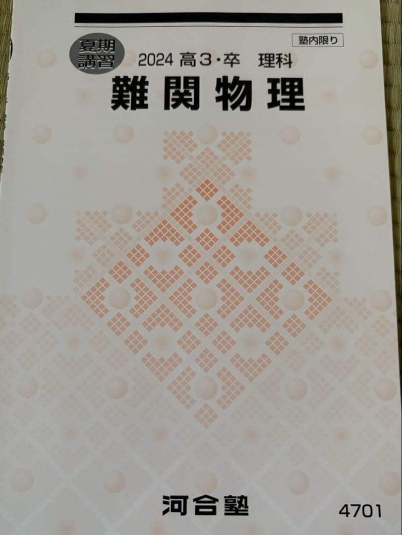 2024年 河合塾夏期講習 難関物理 - メルカリ