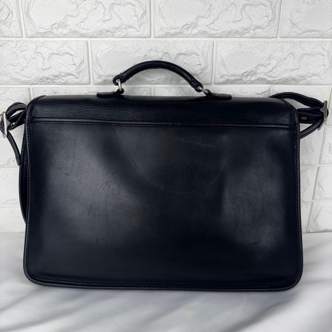 COACH オールドコーチ 5180 2way ビジネスバッグ ブラック - メルカリ