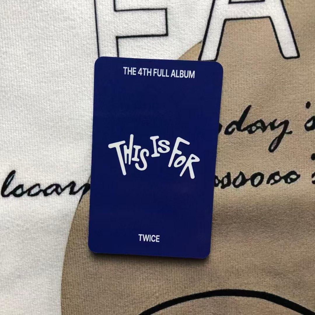 TWICE THIS IS FOR 韓国 サノク 事前収録 トレカ ジヒョ