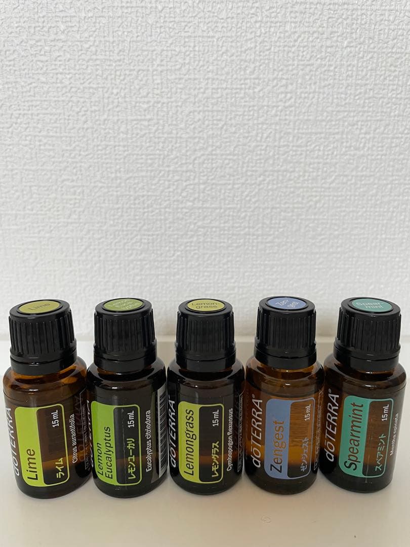 【新品】ライム、レモンユーカリ、レモングラス、ゼンジェスト、スペアミント 新品】ライム、レモンユーカリ、レモングラス、ゼンジェスト、スペアミント